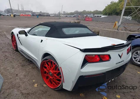 2017 Chevrolet Corvette Stingray Z51 z USA, uszkodzony, nr VIN 1G1YM3D73H5102979